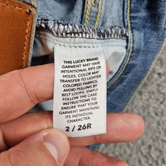 Lucky Brand Jeans Womens 26x29‎ Blue Bridgette High Rise Skinny Denim Light Wash - Picture 10 of 16